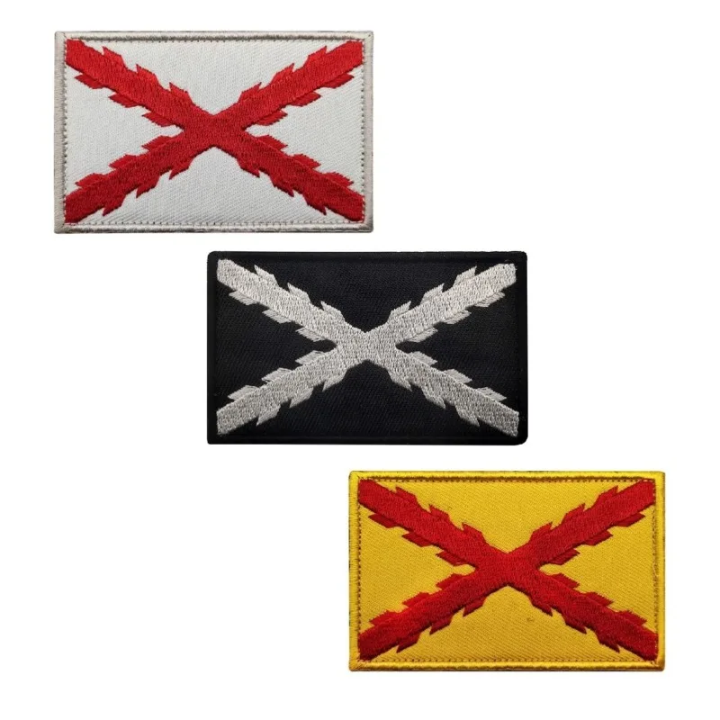 Parche Cruz de Borgoña bordado – Táctico militar - imagen 5