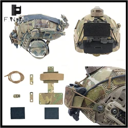 Bolsa táctica para baterías de visión nocturna fija al casco
