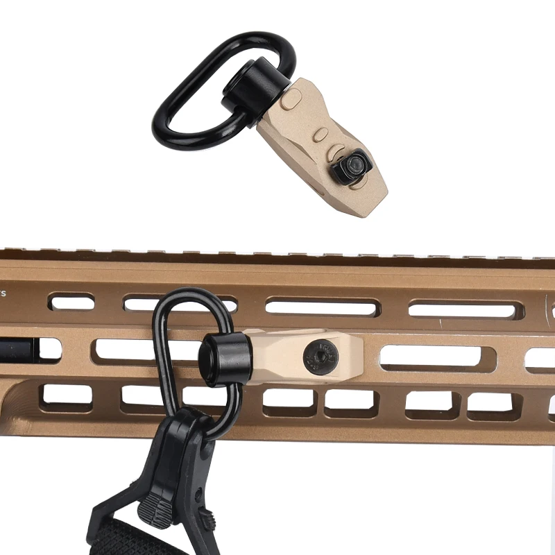 Soporte QD CNC rápido MLOK/KEYMOD para correa con hebilla metálica - imagen 2