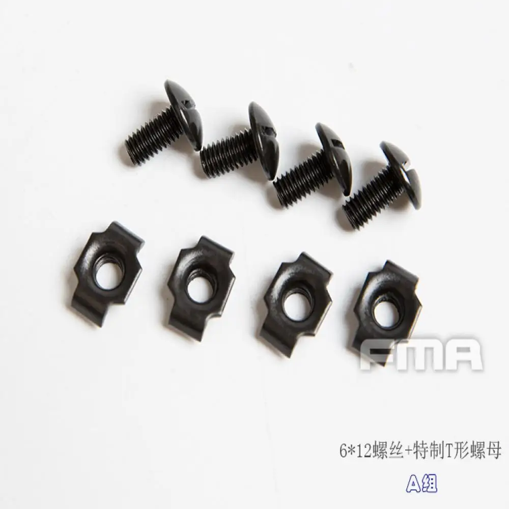NY5 Tornillos para riel de casco táctico – fijación correa