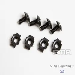 NY5 Tornillos para riel de casco táctico – fijación correa
