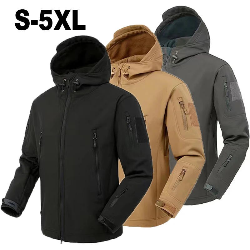 Chaqueta SoftShell de lana para hombre a prueba de viento - senderismo