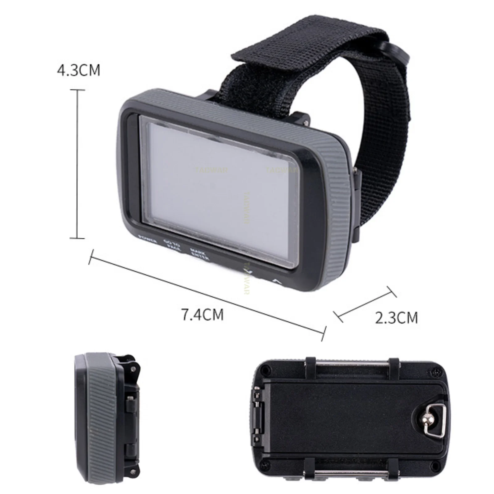 GPS táctico réplica ABS no funcional para airsoft y cosplay - imagen 4