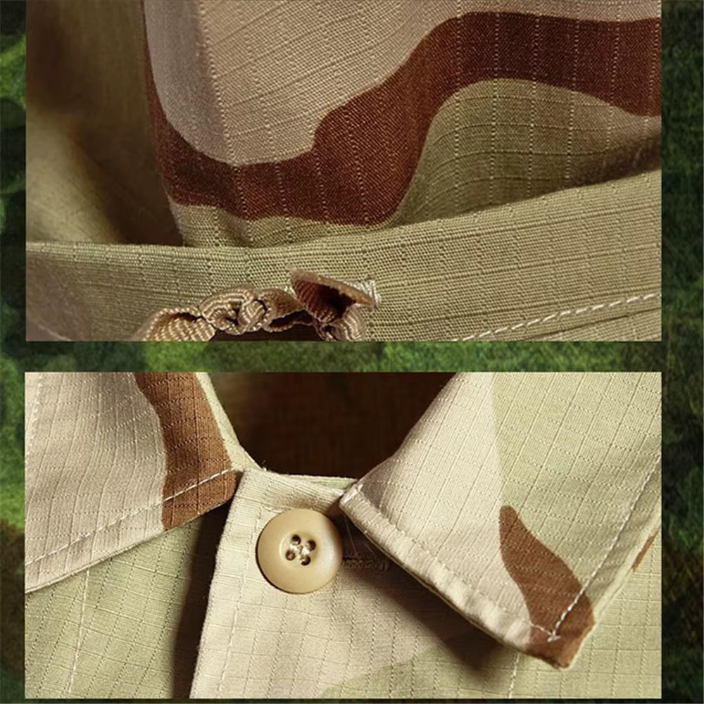 Uniforme táctico DCU BDU desierto ripstop manga larga y pantalón - imagen 4