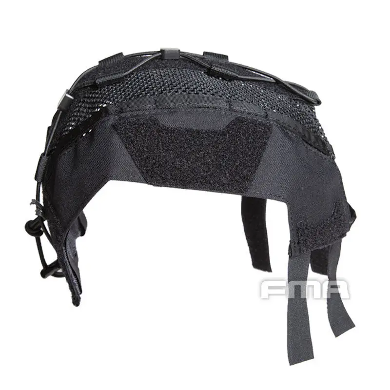 Vista lateral de la funda para casco