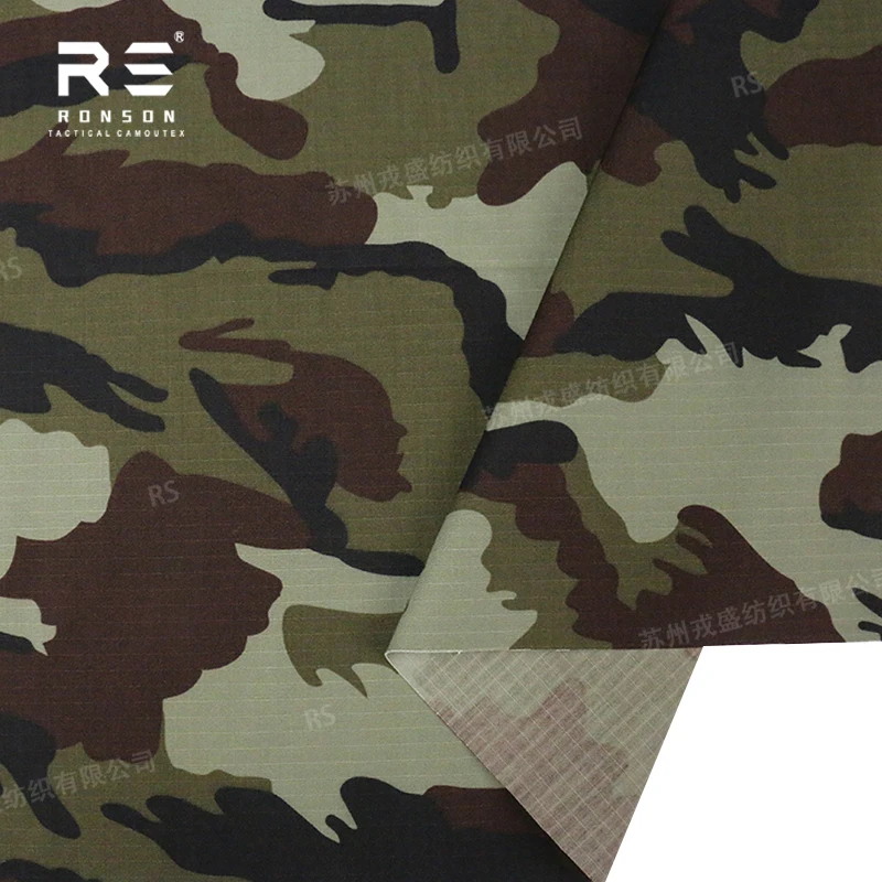 Tela táctica Ripstop camuflaje DPM NYCO para uniforme militar - imagen 3