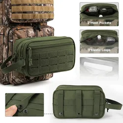Bolsa MOLLE EDC higiene y ducha viaje compacta para hombre