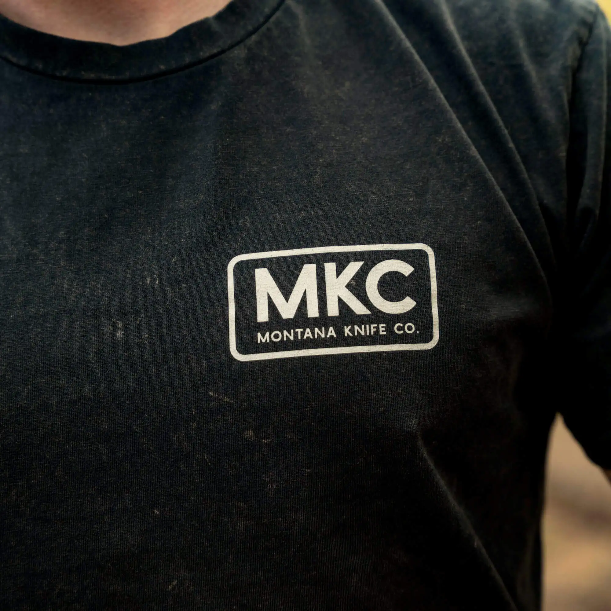 Camiseta táctica MKC STONEWASH unisex negra stonewash - imagen 2