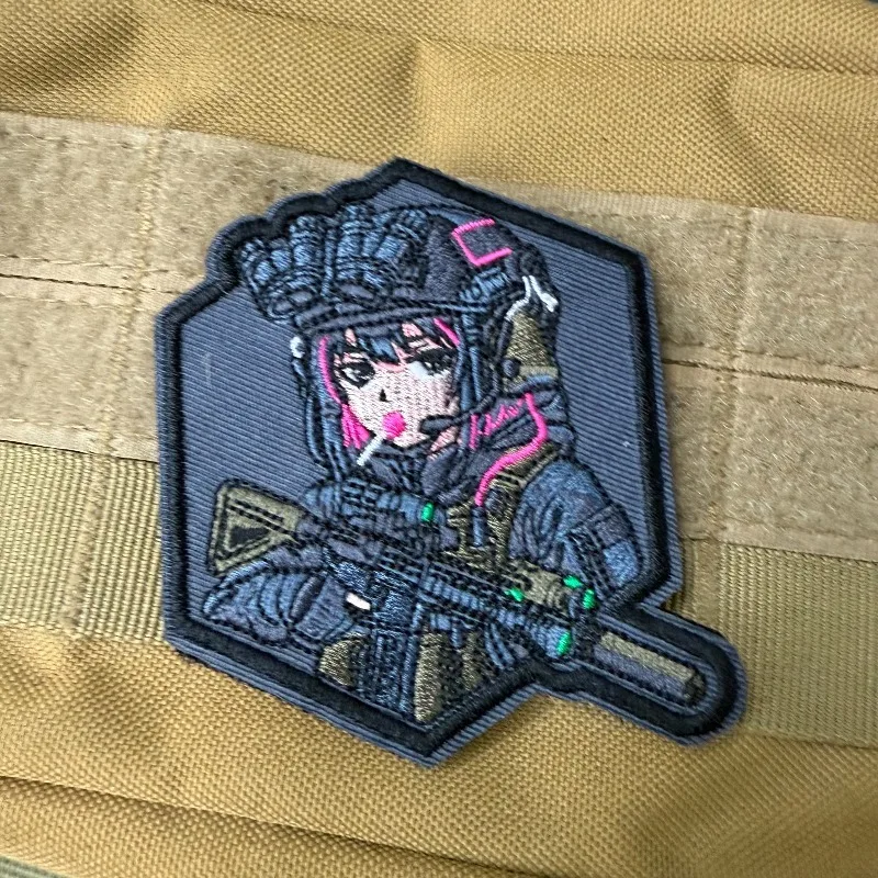 Parche morale táctico bordado con velcro para mochila o chaqueta - imagen 5