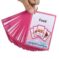 Juego tarjetas flash vocabulario infantil aprendizaje temprano