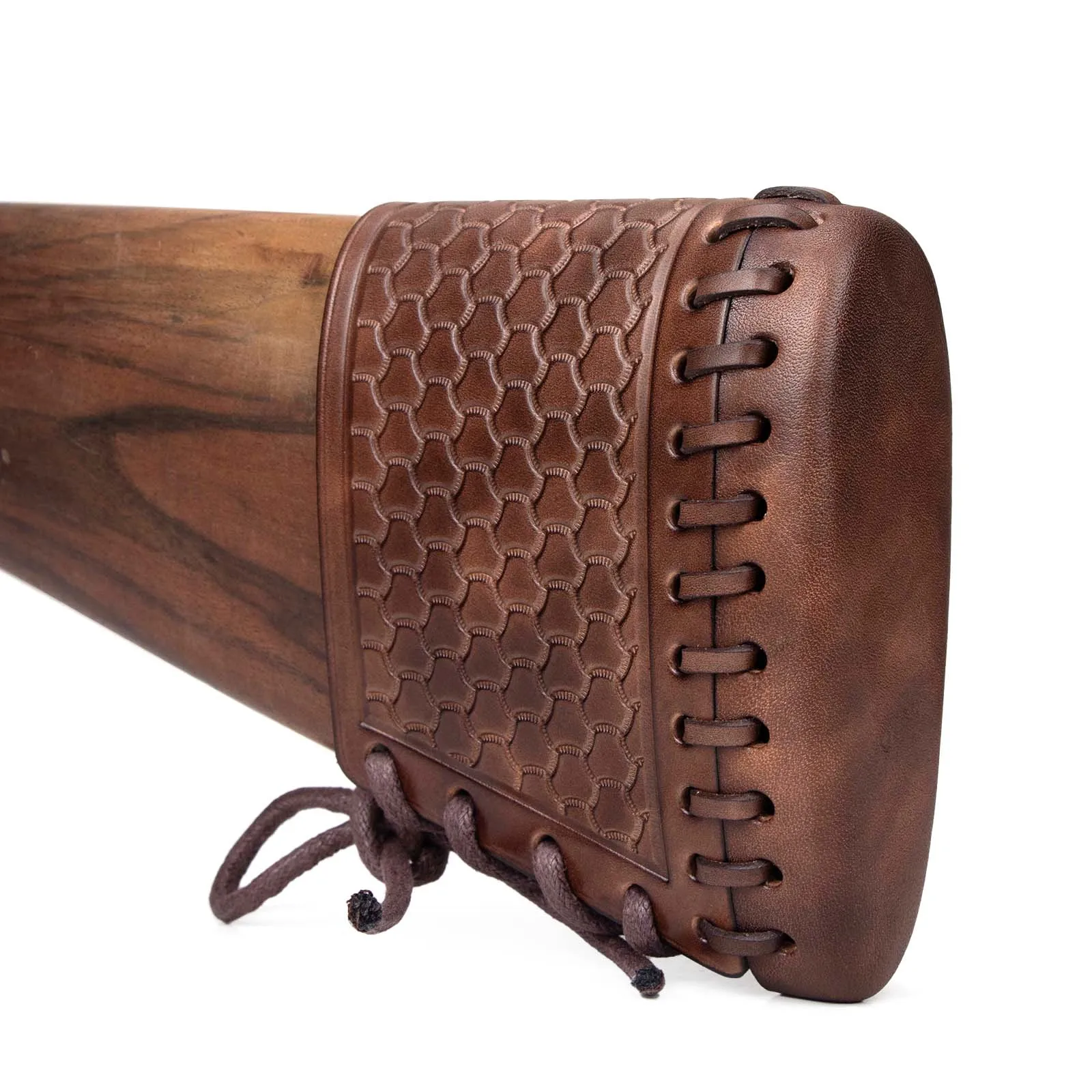 Tourbon Protector de culata de cuero para caza, deslizable ajustable - imagen 2