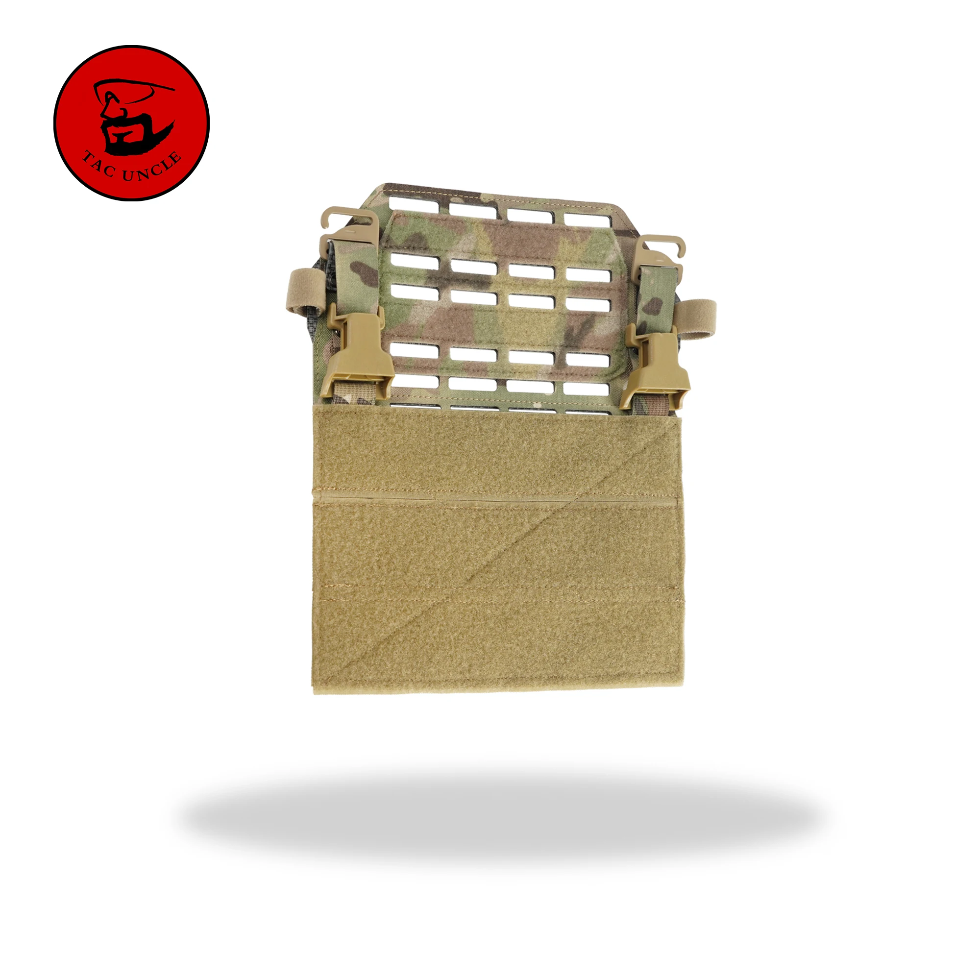 Portaplacas táctico adaptable MOLLE para aire libre y caza