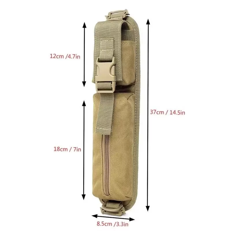 Bolsa táctica de hombro para linterna y llaves, camping - imagen 3