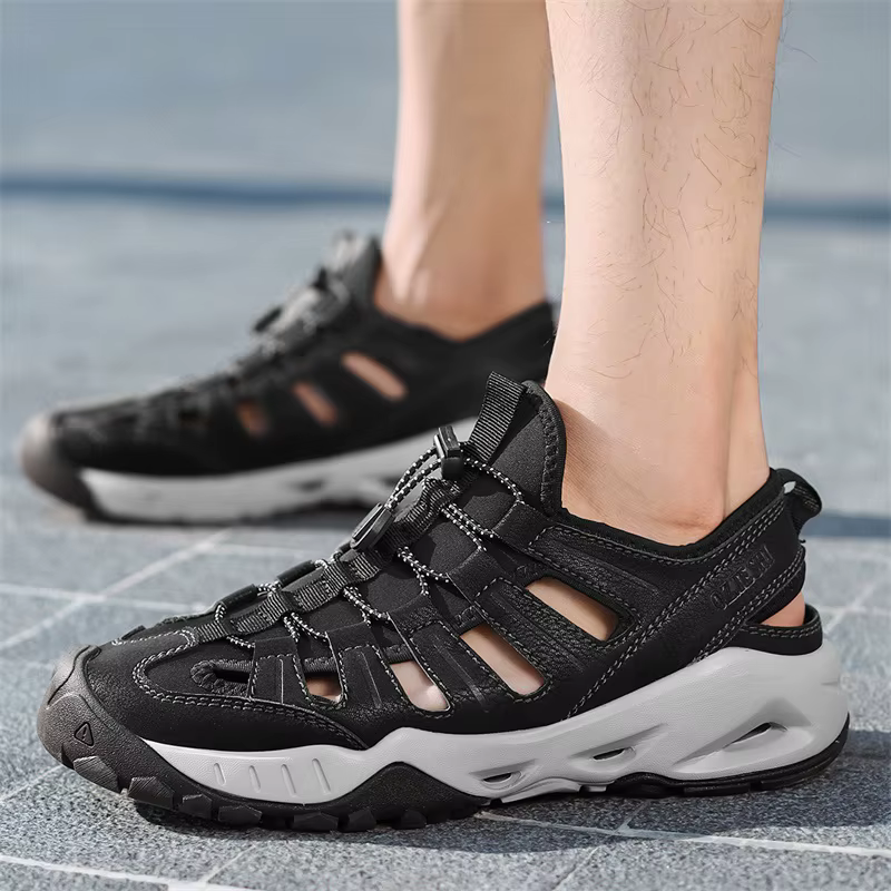 Sandalias senderismo hombre – O.ZTESHI ligeras transpirables agua outdoor - imagen 4