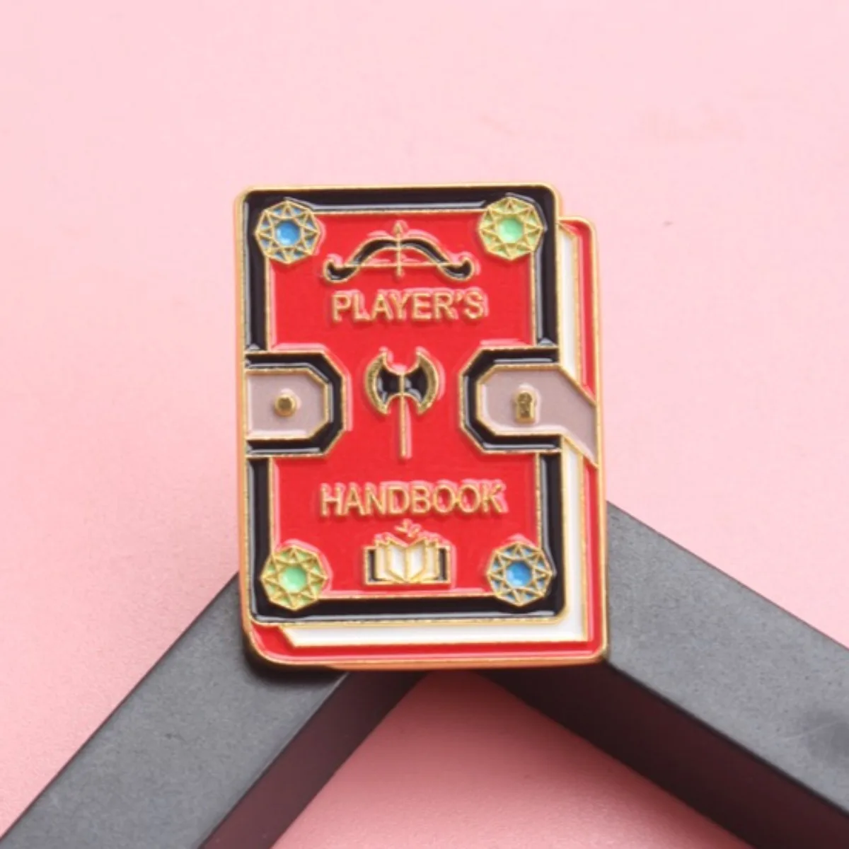 Broche de gema imitación estilo vintage artesanal, personalizado - imagen 5