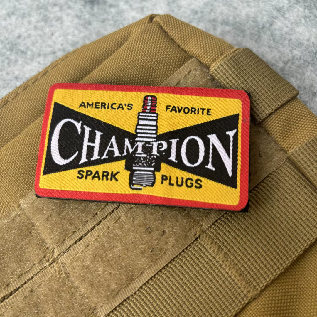 Parche militar tejido gancho y bucle insignia moral para mochila - imagen 4