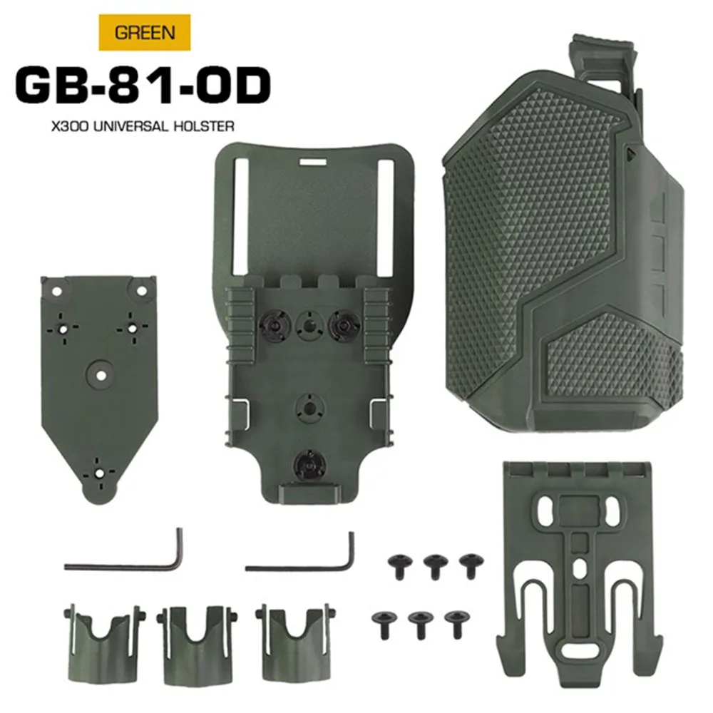 Funda táctica linterna X300U-A, adaptador universal extracción rápida