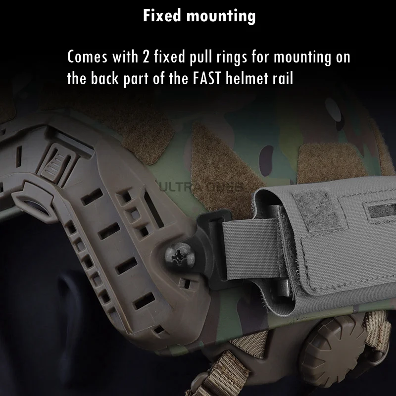 Bolsa de contrapeso para casco táctico de caza y combate - imagen 5