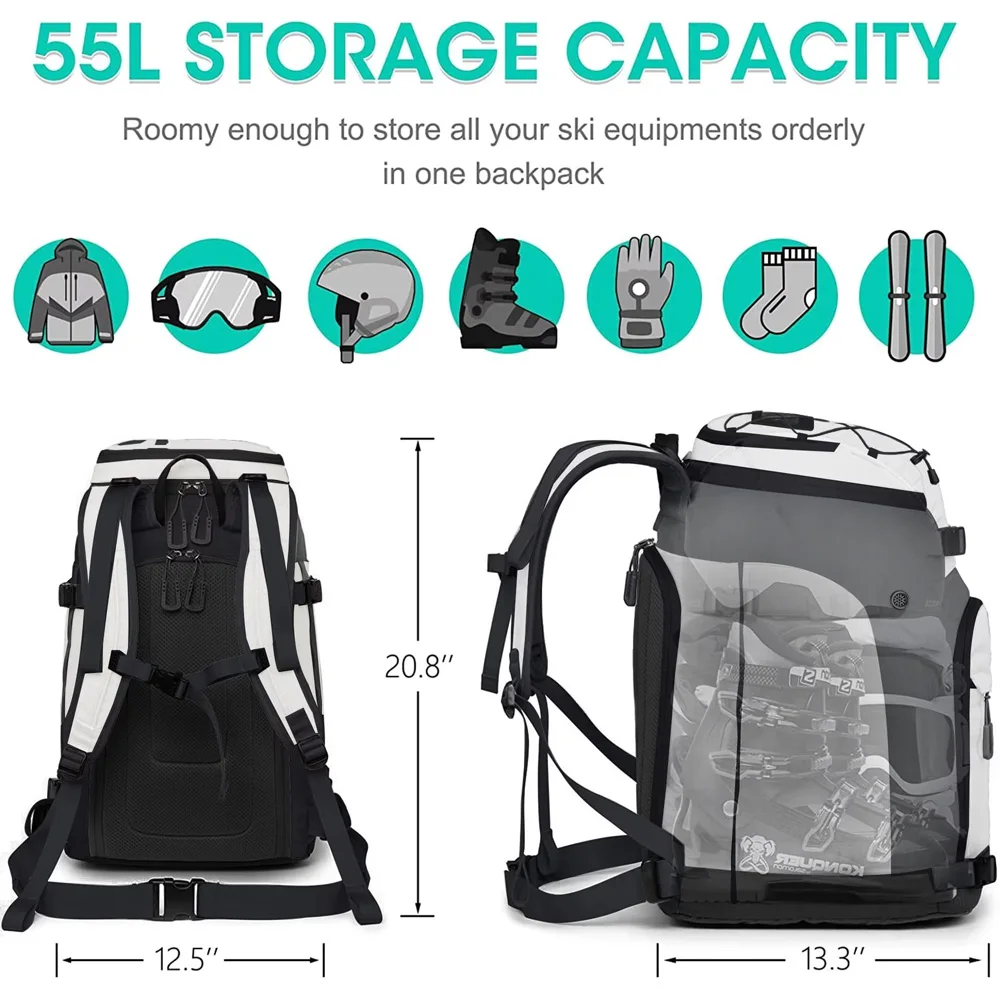 Bolsa individual para snowboard con doble asa reforzada - imagen 4