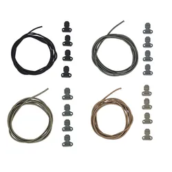 Kit accesorios MOLLE chaleco táctico – Bolsa revistas, gomas y hebilla seguridad