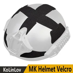 Sistema gancho bucle adhesivo para casco MK táctico