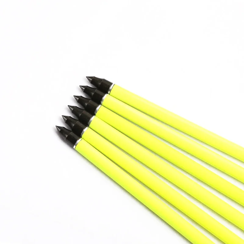 Flechas de carbono para arco tradicional con plumas de pavo - imagen 3