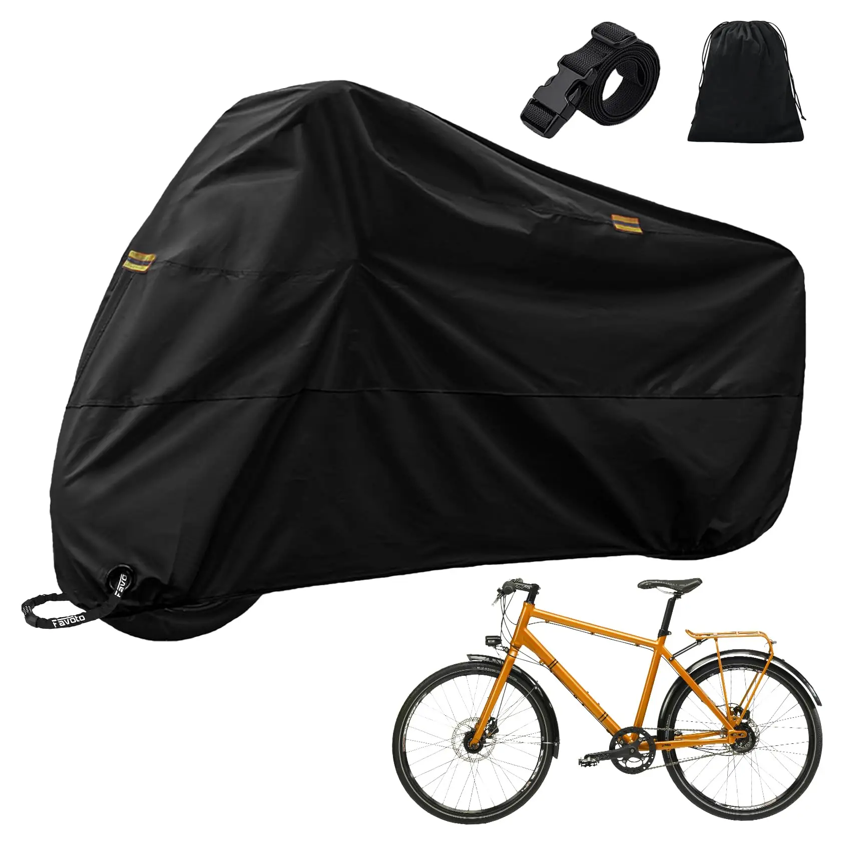 Funda impermeable bicicletas 420D para montaña carretera y eléctricas - imagen 3