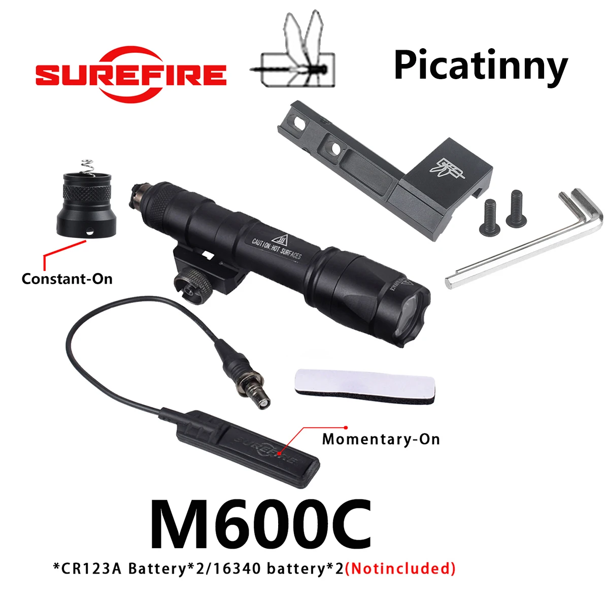 Thorntail – Base de Luz Táctica Metal para Rail MLOK - imagen 2