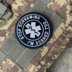 Life Star parche médico táctico bordado moral con velcro brazalete