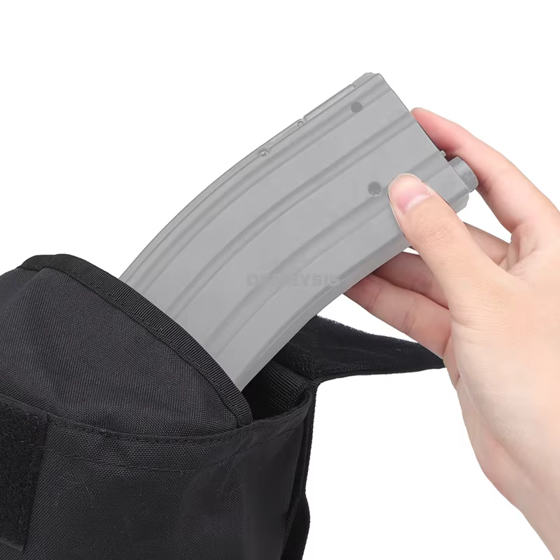 Bolsa táctica plegable cinturón MOLLE compacta para caza y airsoft - imagen 3