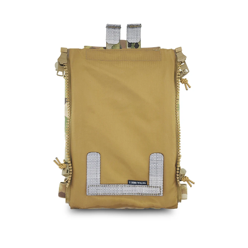 Panel trasero táctico doble MOLLE para mochila de caza