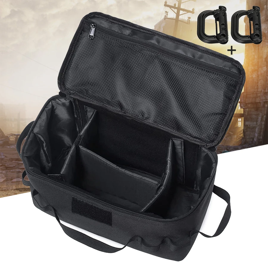 Bolsa organizadora camping utensilios gran capacidad con asas - imagen 5