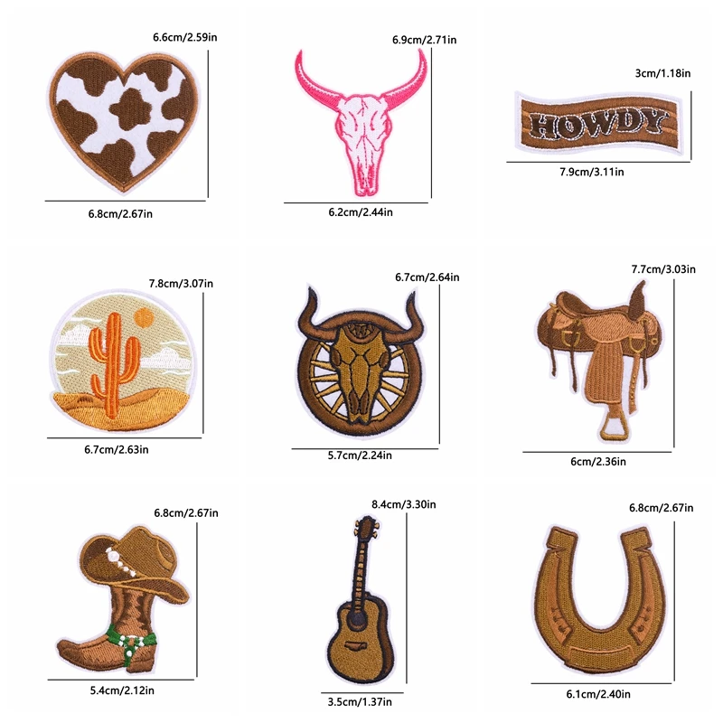 Colección de diseños western y equinos