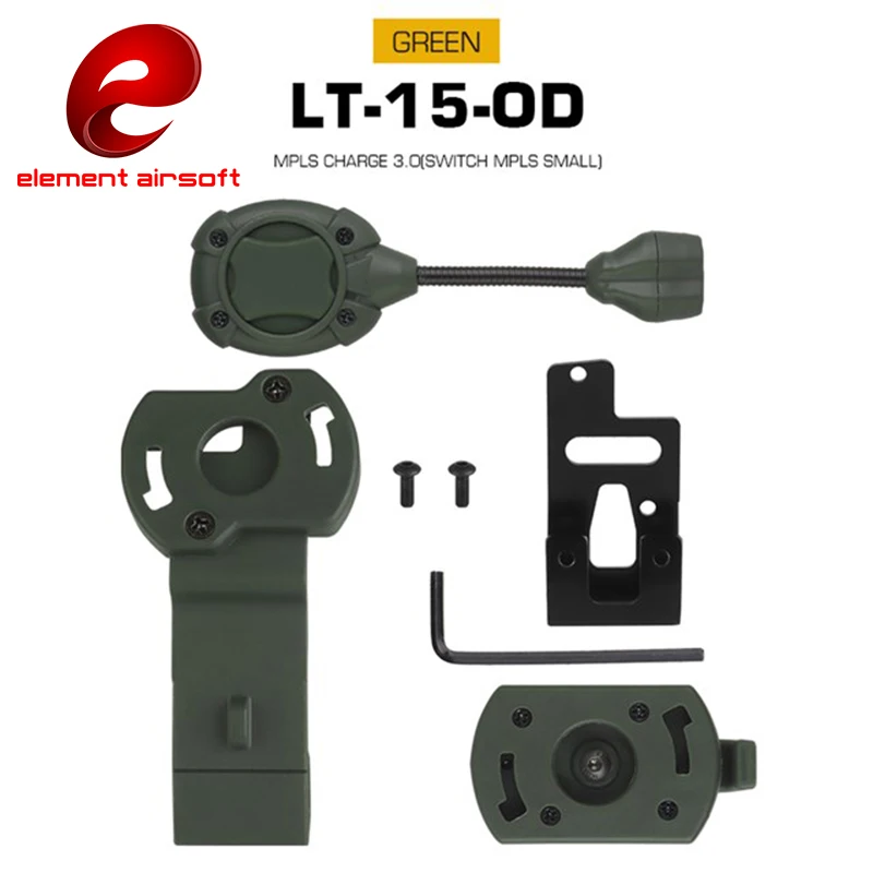 Luz LED identificación IR multicolor para casco táctico 3.ª gen - imagen 4