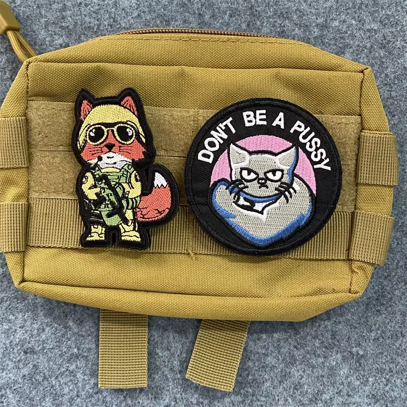 Dont Be A Pussy – Parche MOLLE gatito fuerte táctico adhesivo - imagen 5