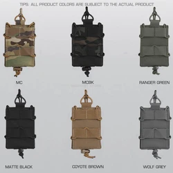 Funda táctica MOLLE para cargador de rifle, compatible pistola