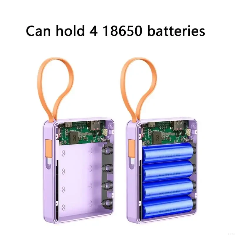 Carcasa porta-baterías 18650 sin soldadura, desmontable - imagen 3