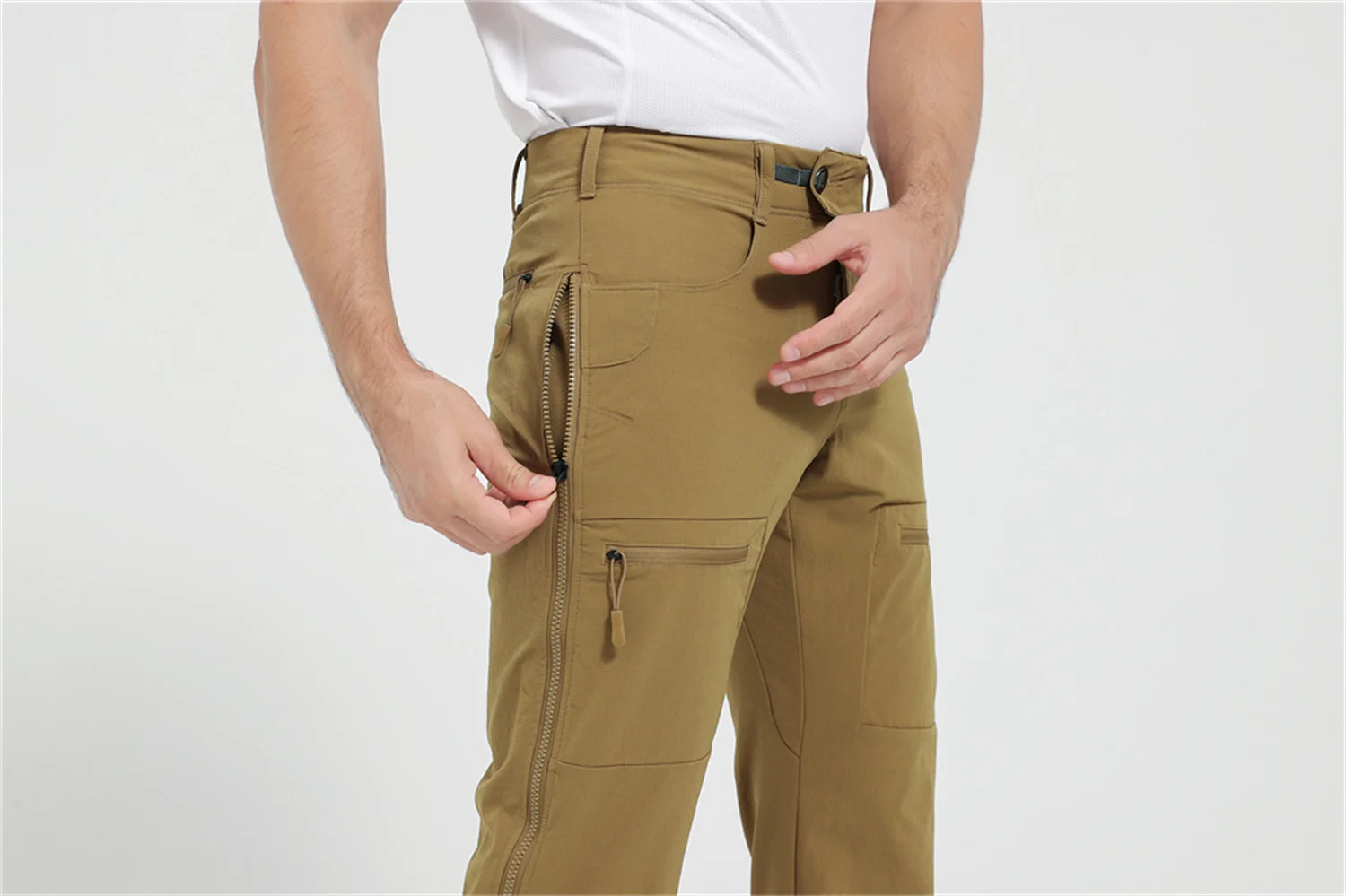 Ainfad Traverse Pantalones de caza camuflaje secado rápido elásticos - imagen 5