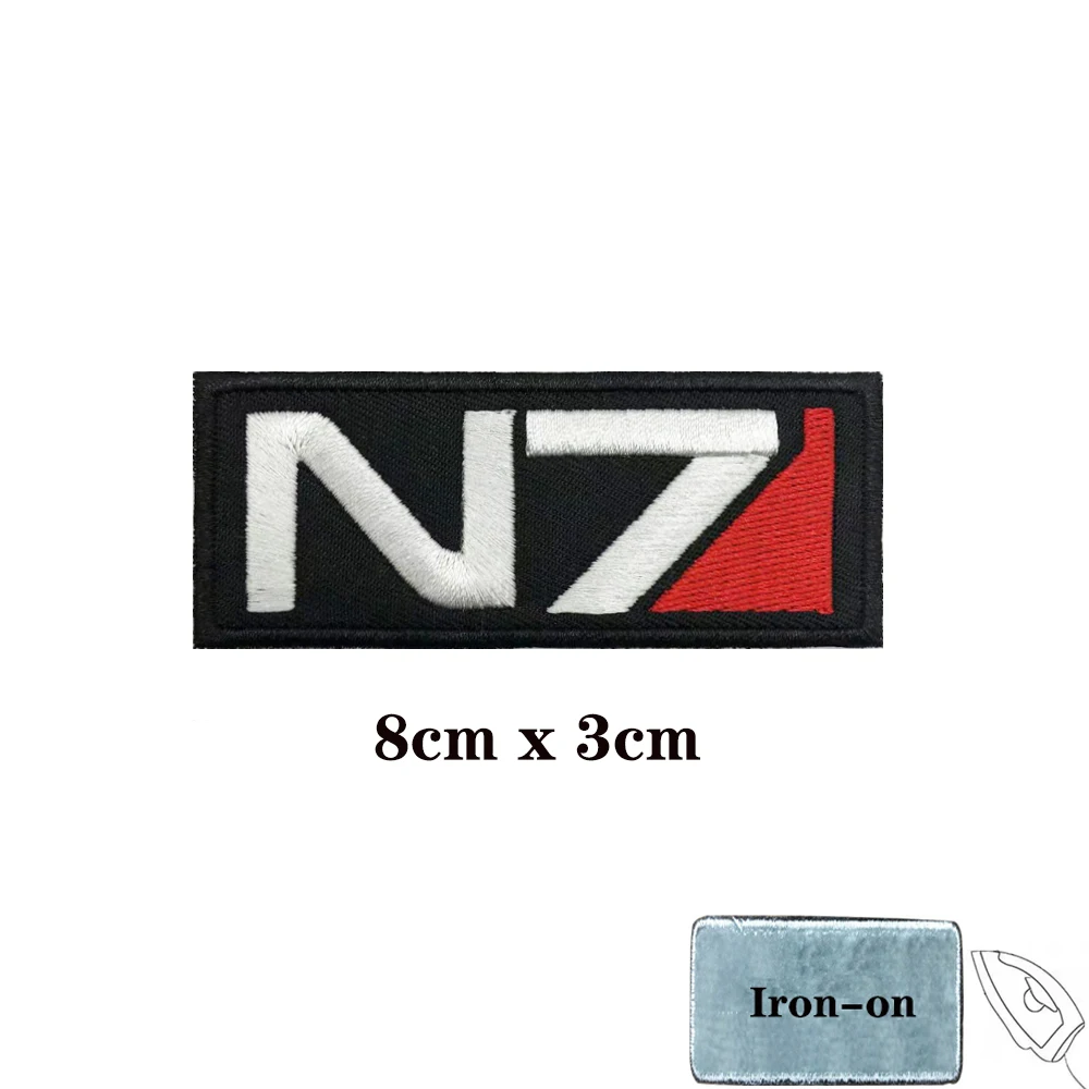 N7 Parche bordado con velcro para brazalete táctico militar - imagen 3