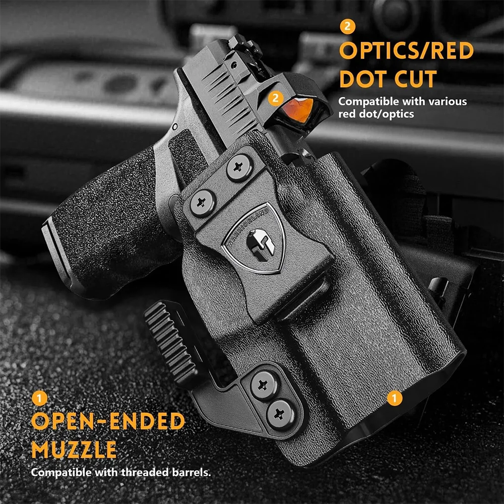 Funda Kydex IWB para Springfield Hellcat Pro con garra