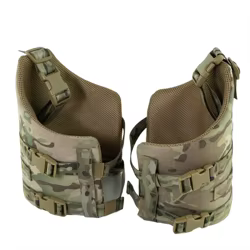 Accesorio MOLLE para fijación táctica de placas en piernas