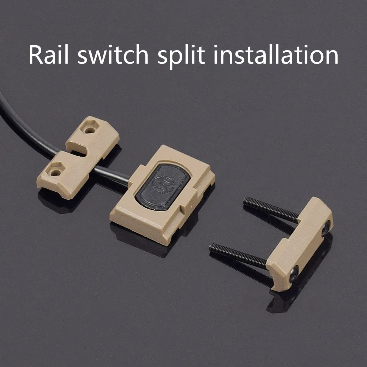 Montaje del interruptor en riel M-Lok