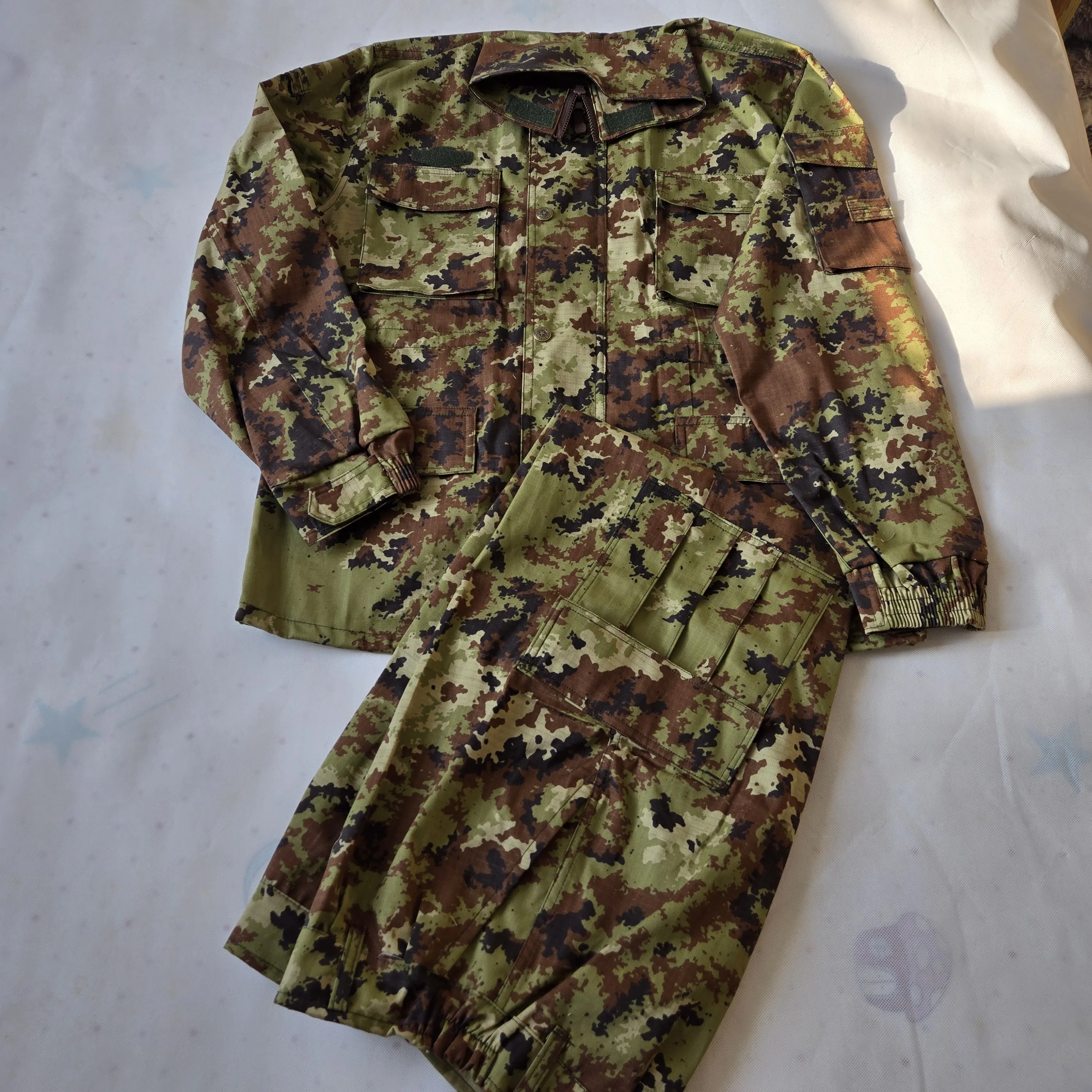 Ropa camuflaje vegetal algodón resistente a arañazos y desgaste