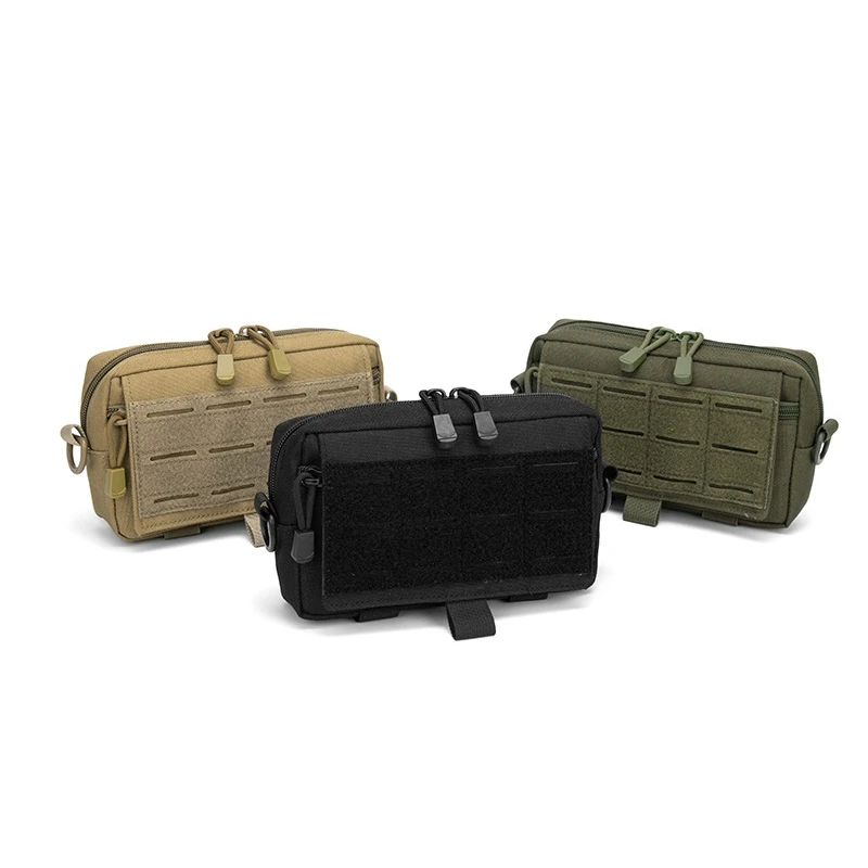 Bolsa táctica MOLLE modular EDC cortada con láser, cintura exteriores - imagen 4