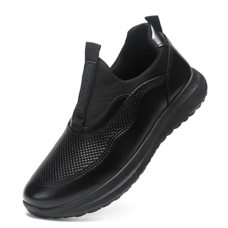 Zapatillas deportivas bajas negras cómodas para uso diario - imagen 2