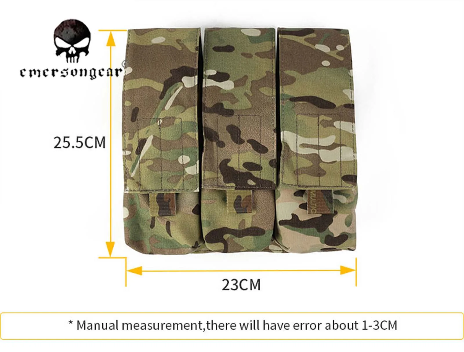 Emersong Triple bolsa para revistas AK 7.62 estilo LBT táctica airsoft - imagen 4