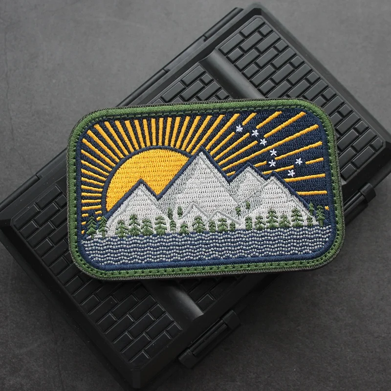 Parche táctico bordado versátil para mochila camping todoterreno - imagen 4