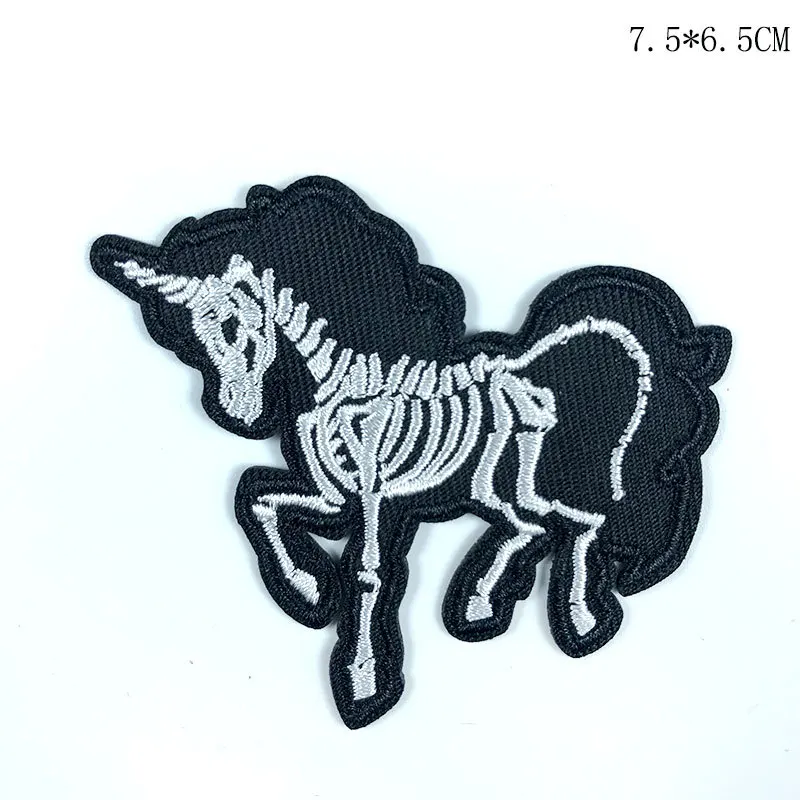Bronco Parche bordado de caballo con apliques para mochilas tácticas - imagen 5
