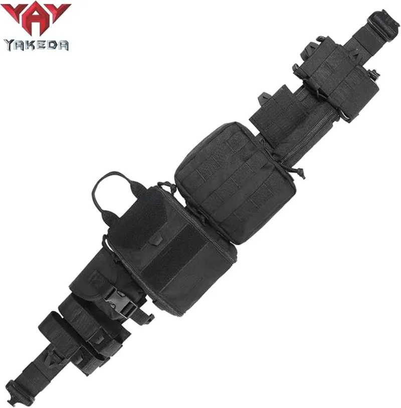 Cinturón Táctico MOLLE Resistente para Airsoft