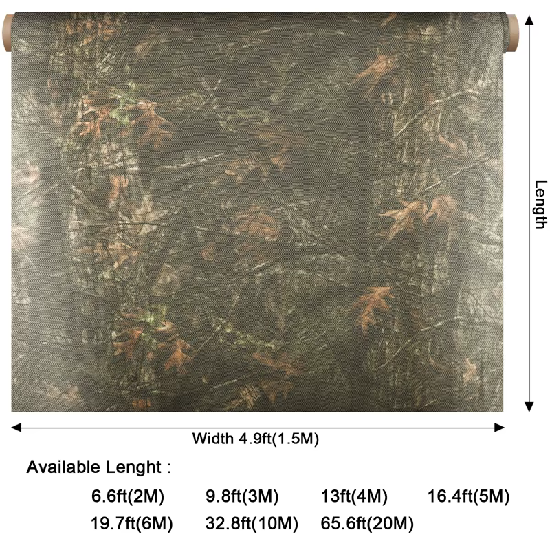 Red de camuflaje militar 3D transparente caza acampada toldo - imagen 4